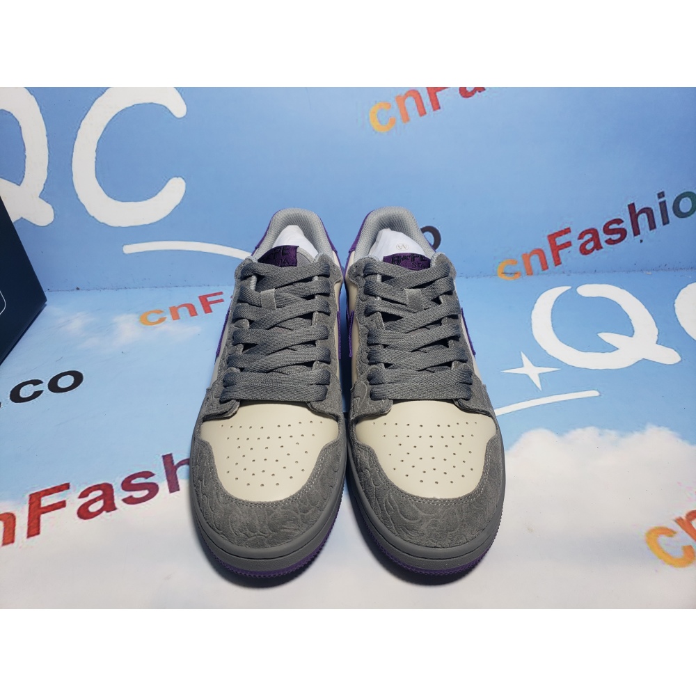 PKGoden A Bathing Ape Court Sta Mist Grey Royal Purple, 001FWG701032X