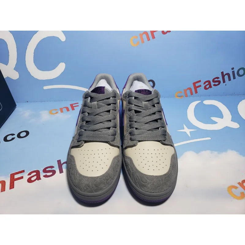 PKGoden A Bathing Ape Court Sta Mist Grey Royal Purple, 001FWG701032X