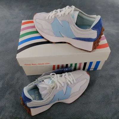 OG New Balance 327 White And Blue，MS327SZ 01
