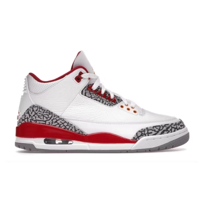 PKGoden Jordan 3 Retro Cardinal Red，CT8532-126 01