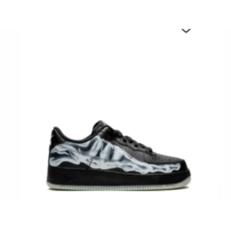 PKGoden Air Force 1 Low Black Skeleton Halloween (2019)