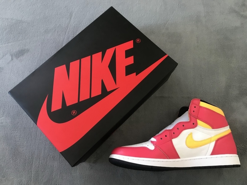 PKGoden Jordan 1 Retro High OG Light Fusion Red,555088-603