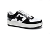 PKGoden A Bathing Ape Bape Sk8 Sta Low White Black，1G70-109-0001