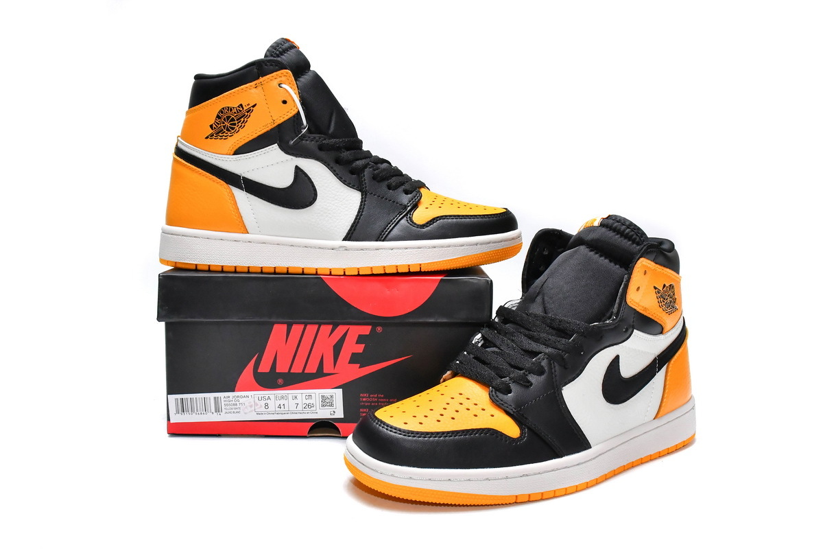 OG Jordan 1 High OG Yellow Toe,555088-711