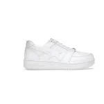 PKGoden A Bathing Ape Bape Sta Low White Leather (2020), 1G80191007 WHT