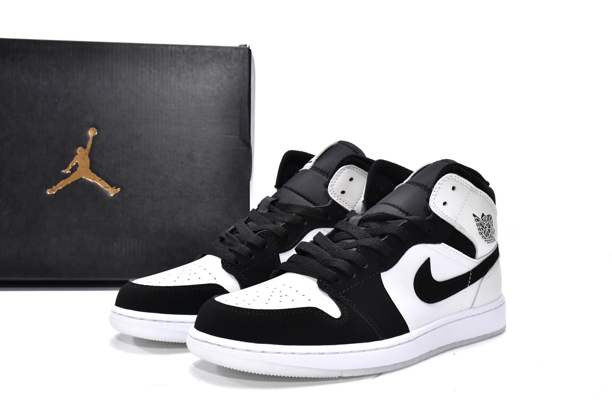 OG Jordan 1 Mid Diamond Shorts，DH6933-100
