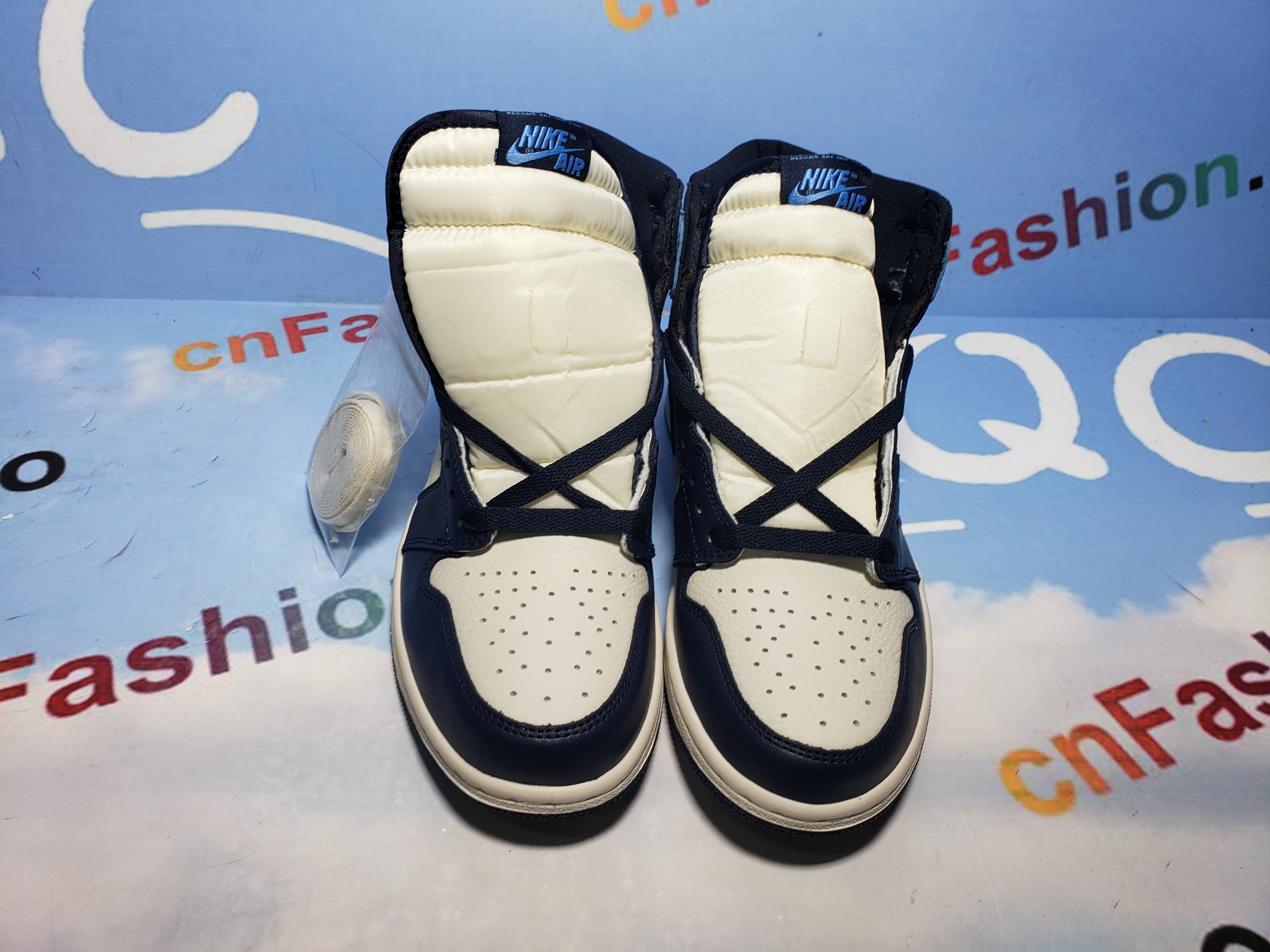BMLin Jordan 1 Retro High Obsidian UNC， 555088-140