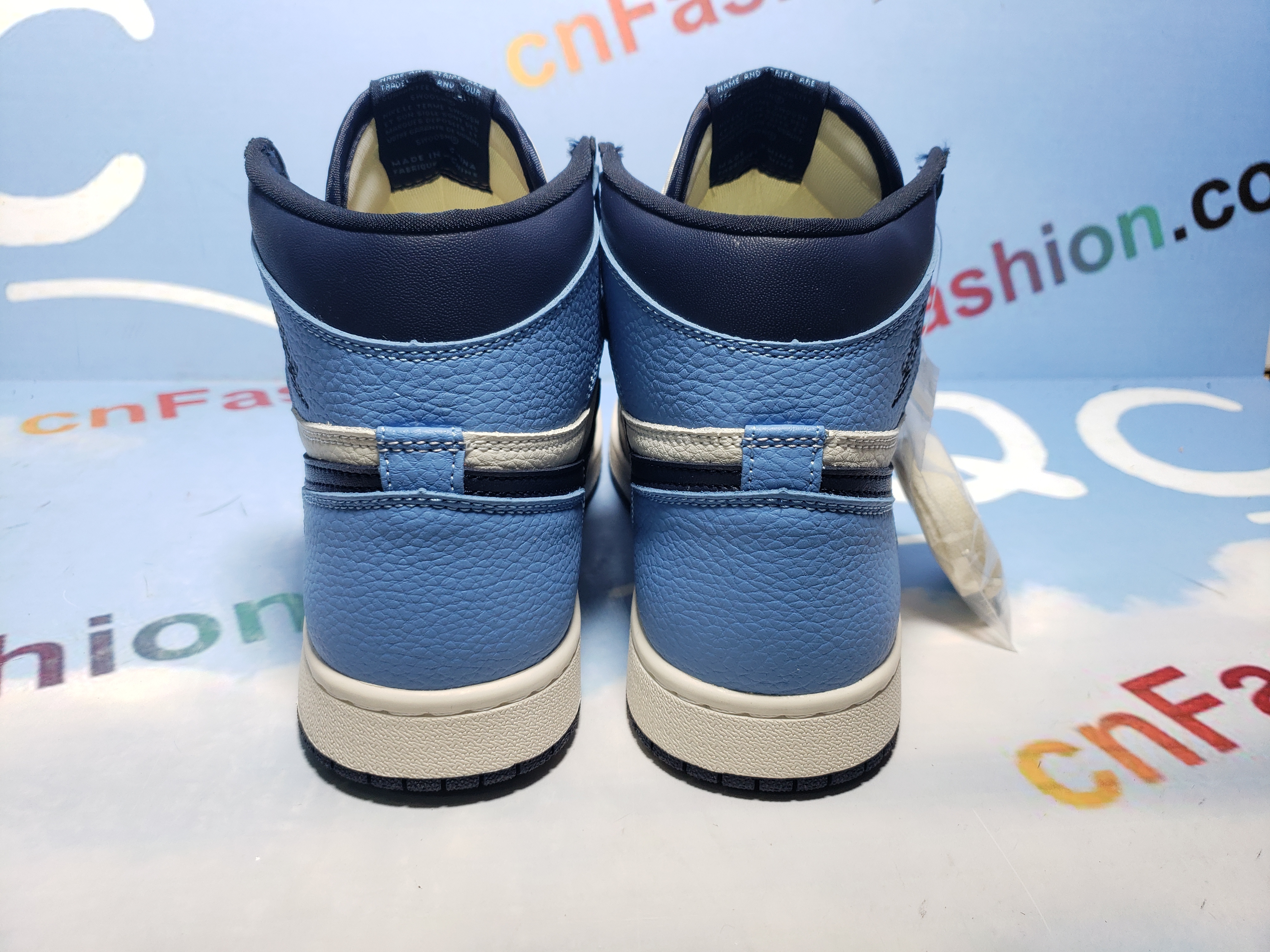 BMLin Jordan 1 Retro High Obsidian UNC， 555088-140