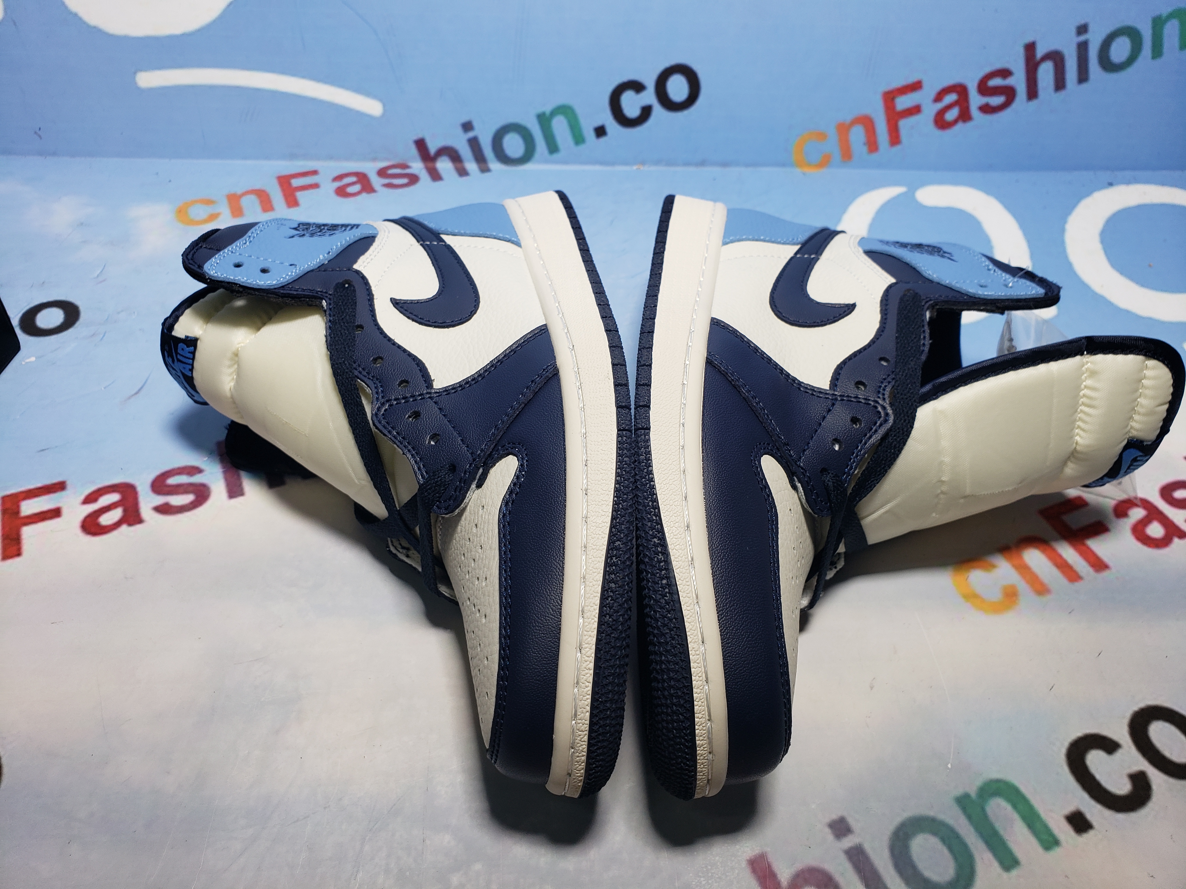 BMLin Jordan 1 Retro High Obsidian UNC， 555088-140