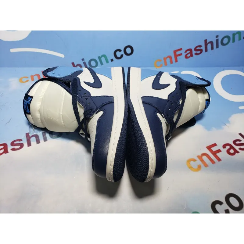 BMLin Jordan 1 Retro High Obsidian UNC， 555088-140
