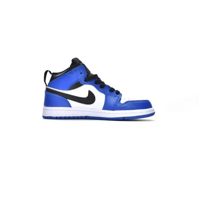 Jordan 1 kids shoes |Jordan 1 Mid PS Game Royal,555088-403 01