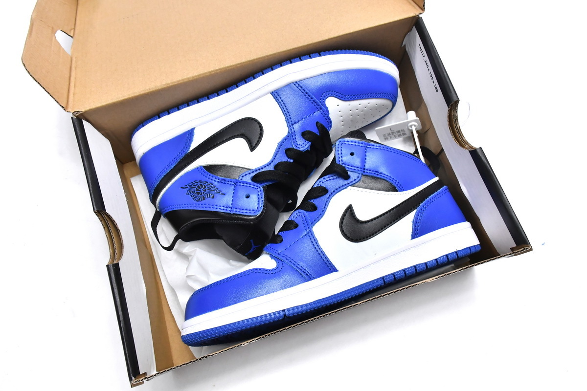 Jordan 1 kids shoes |Jordan 1 Mid PS Game Royal,555088-403
