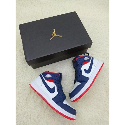 Jordan 1 kids shoes |Jordan 1 Mid SE USA Kids, 852542-104 01