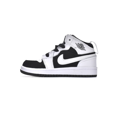 Jordan 1 kids shoes |Jordan 1 Mid PS Tuxedo,640734-113 02