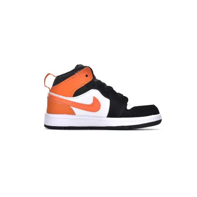 Jordan 1 kids shoes |Jordan 1 Mid PS Shattered Backboard,640734-058 01