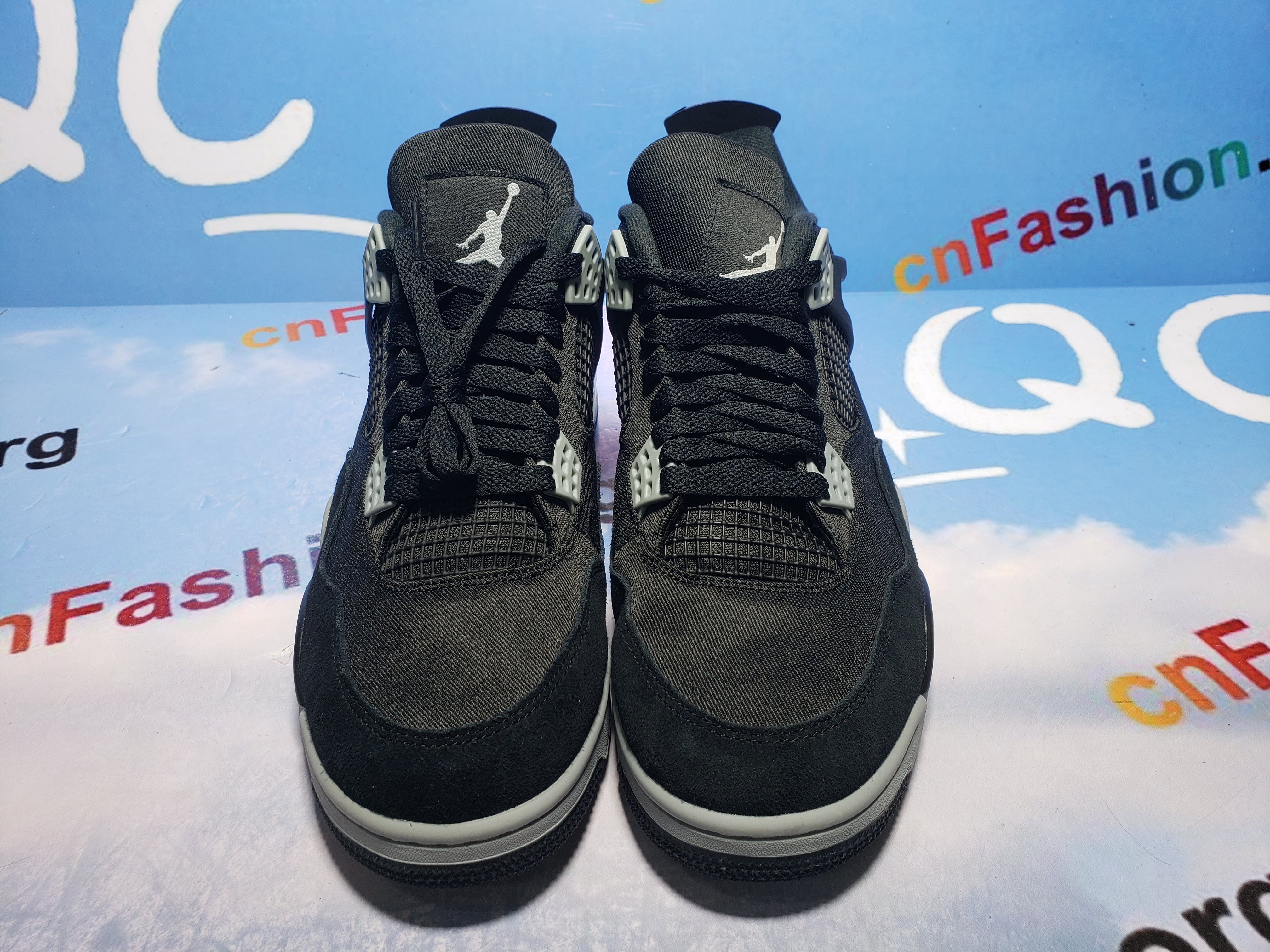 PKGoden Jordan 4 Retro Black Canvas,DH7138-006