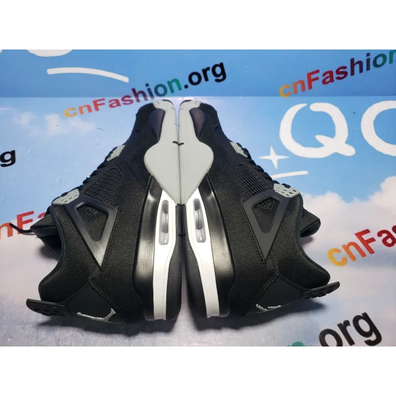 PKGoden Jordan 4 Retro Black Canvas,DH7138-006