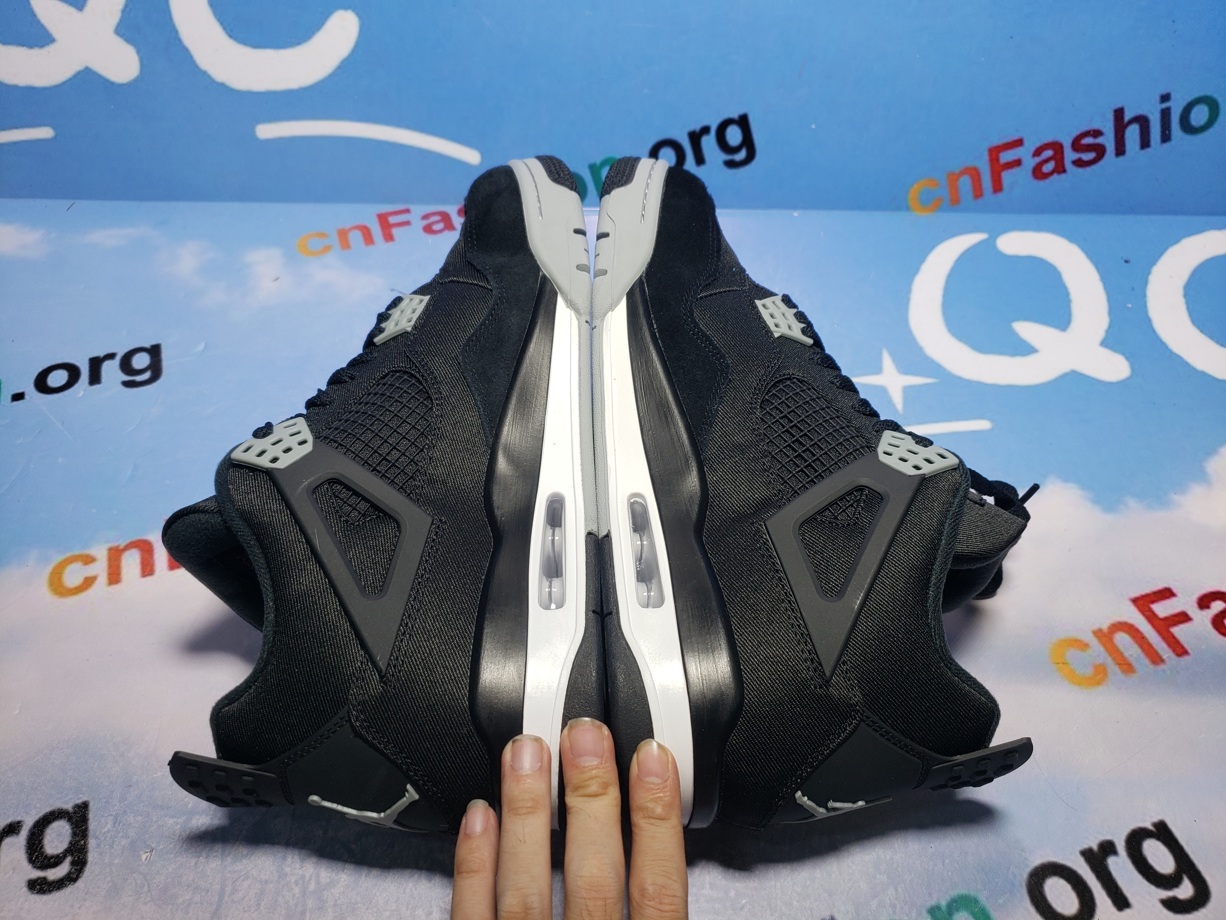 PKGoden Jordan 4 Retro Black Canvas,DH7138-006