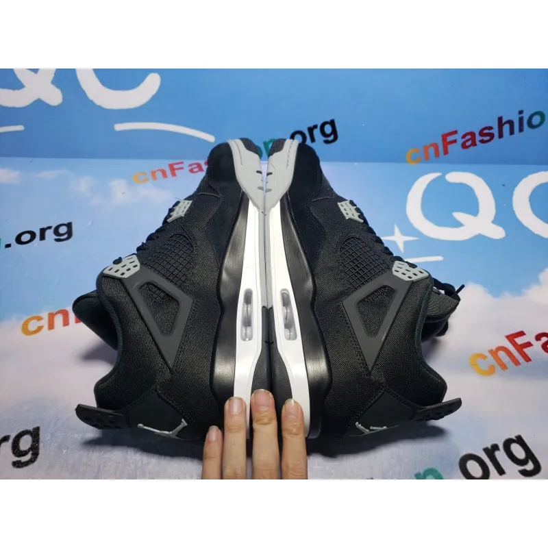 PKGoden Jordan 4 Retro Black Canvas,DH7138-006