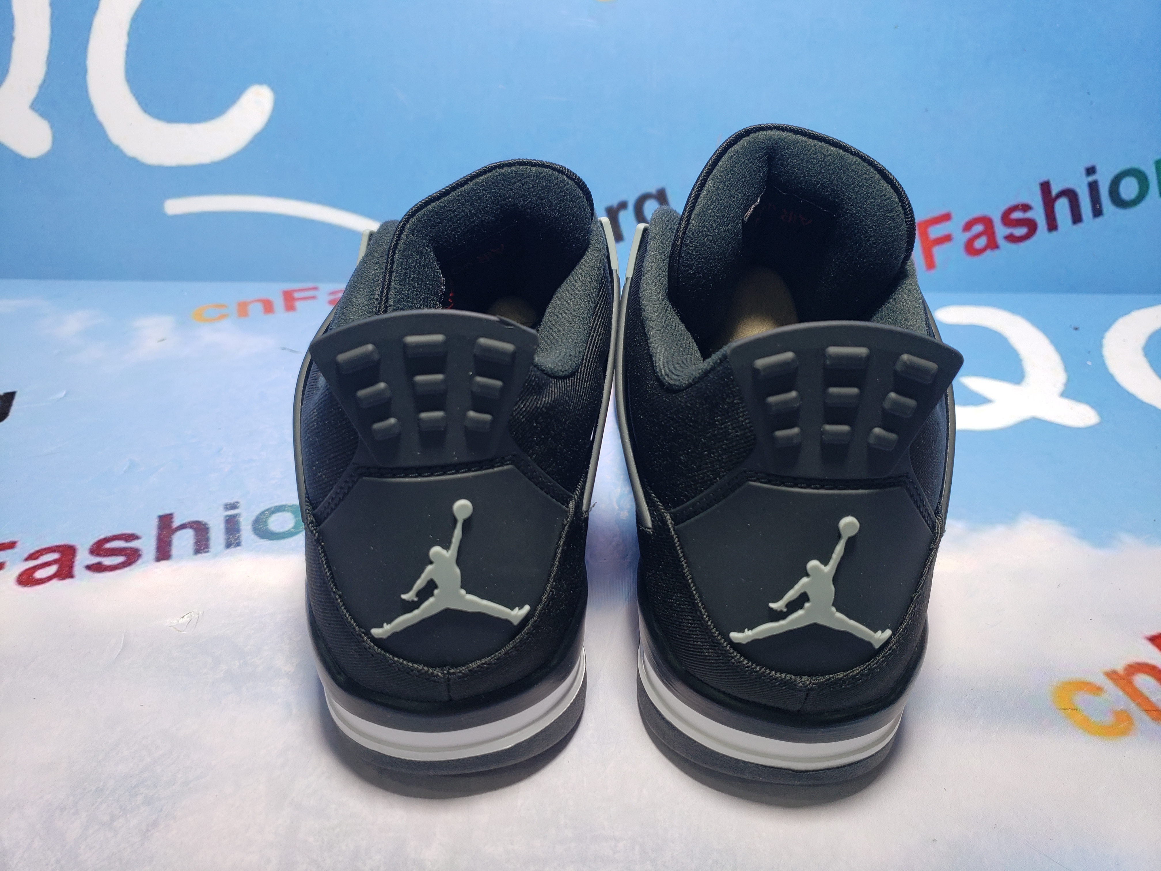 PKGoden Jordan 4 Retro Black Canvas,DH7138-006