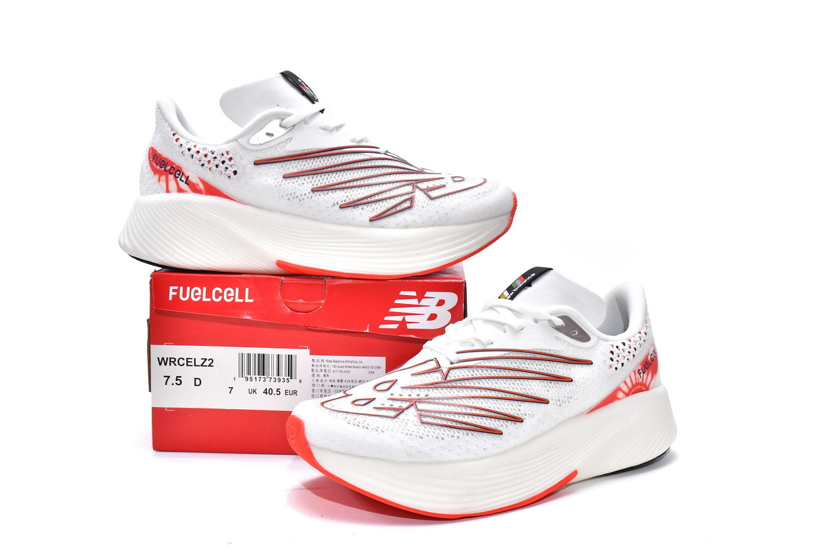 OG New Balance RC Elite V2 White Neo Flame