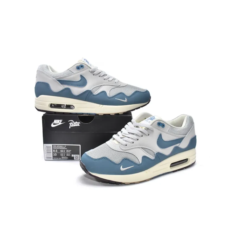 BMLin Air Max 1 Patta Waves Noise Aqua Grey Orchid,DH1348-004