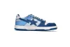 PKGoden A Bathing Ape Bape Sta Low Aoyama Blue and White,1G70-109-0026
