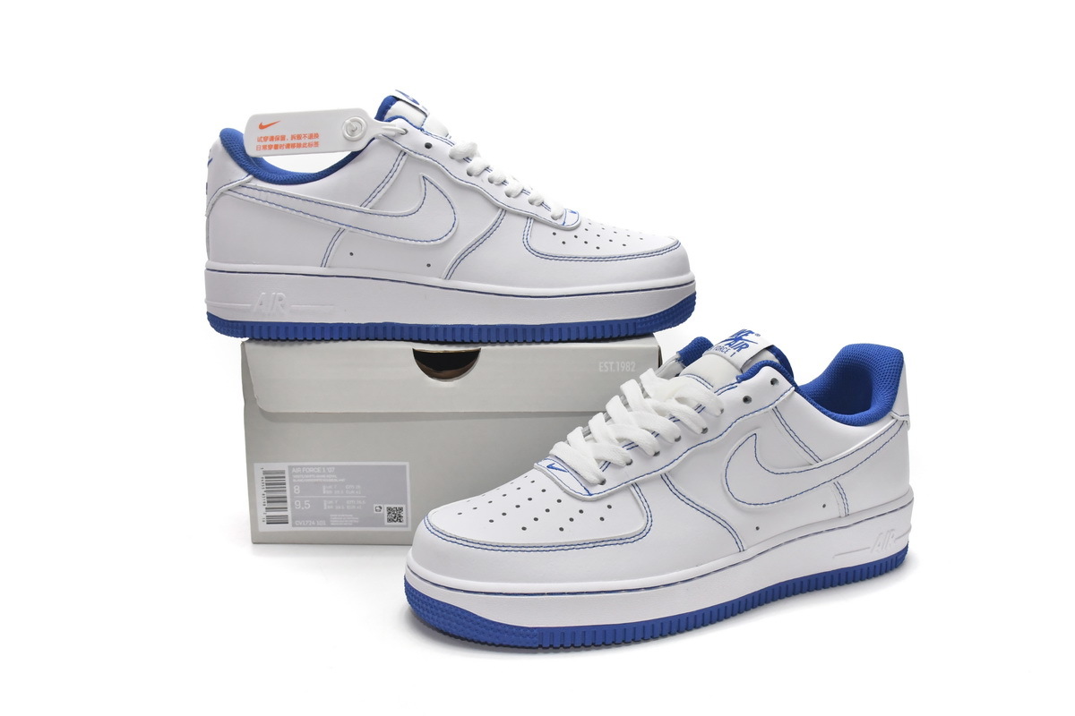 BMLin Air Force 1 Low '07 White Game Royal,CV1724-101