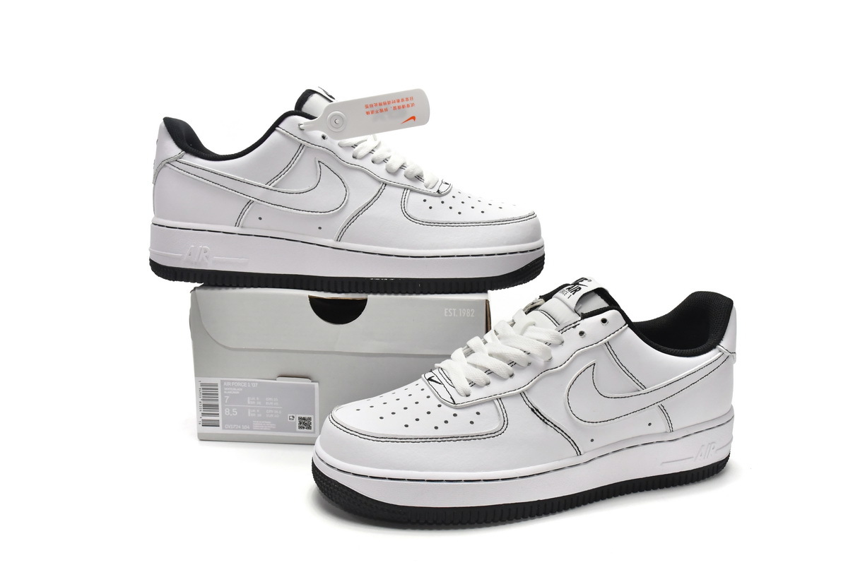 BMLin Air Force 1 Low '07 White Black,CV1724-104