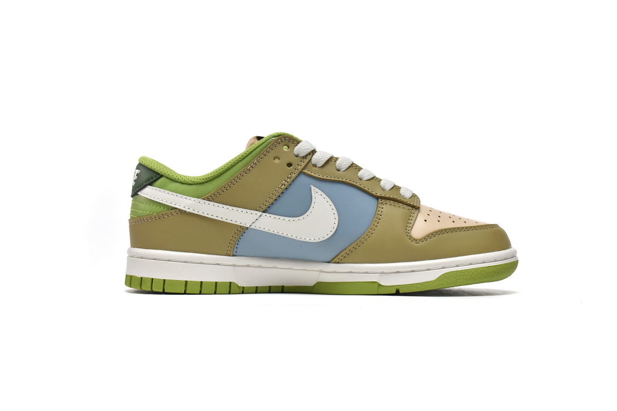 OG Dunk Low Brown Veail Sail Vivid Green,DV9108-711