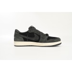 PKGoden Jordan 1 Low x Travis Scott Black Grey Low Help,DM7866-001
