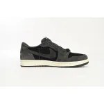 PKGoden Jordan 1 Low x Travis Scott Black Grey Low Help,DM7866-001