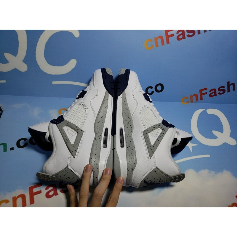 PKGoden Jordan 4 Retro White Midnight Navy,DH6927-140