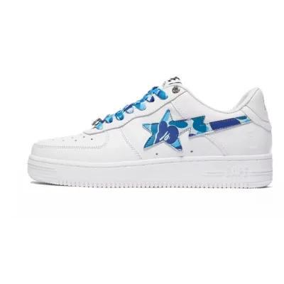 PKGoden A Bathing Ape Bape Sta Low White ABC Camo Blue 01