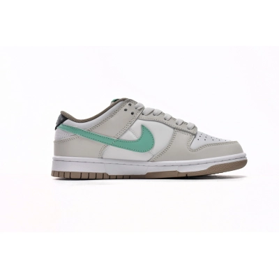 OG Dunk Low Split Seam White Tan Mint (GS),DX6063-131 01