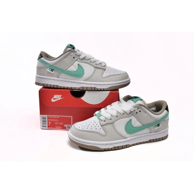 OG Dunk Low Split Seam White Tan Mint (GS),DX6063-131 02