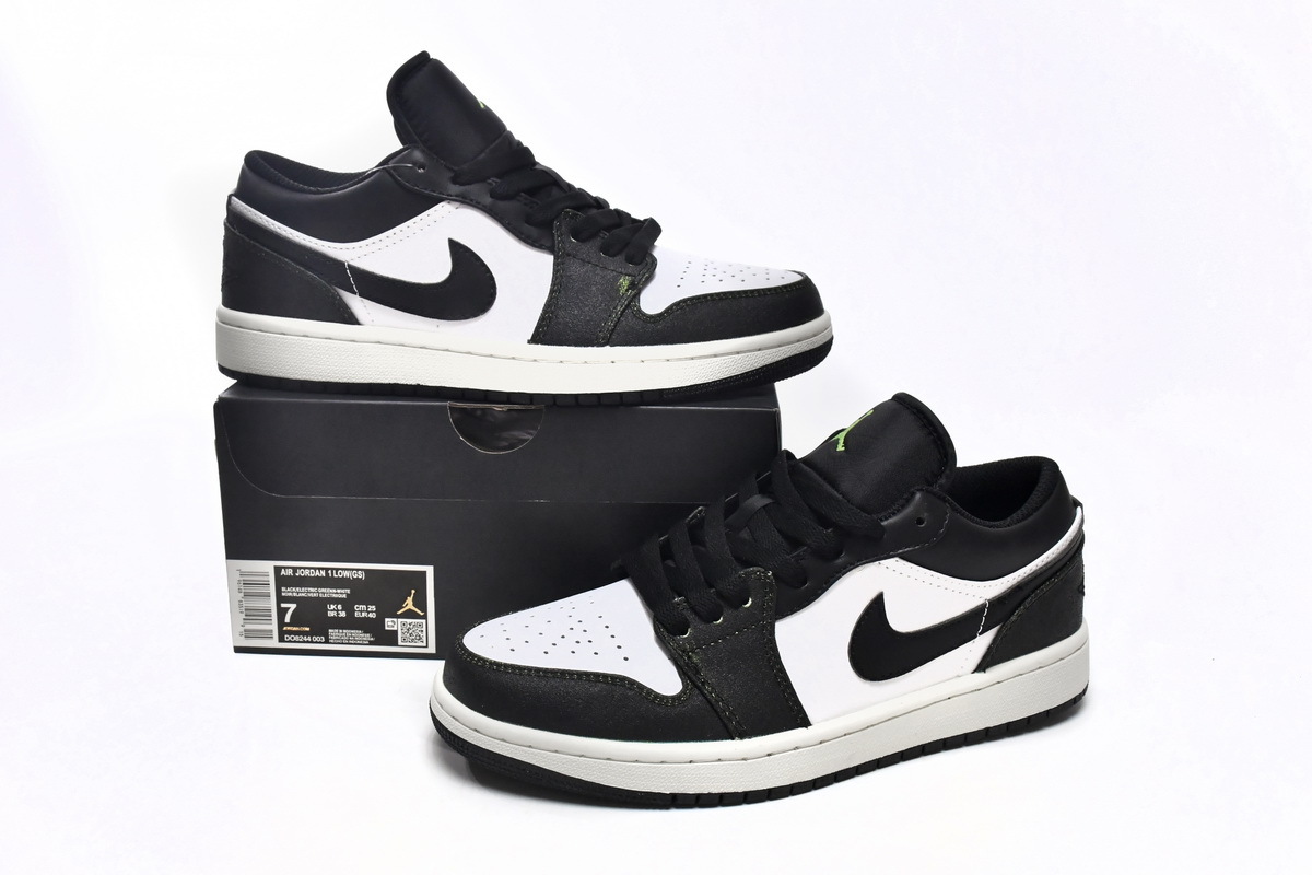 BMLin Jordan 1 Low SE GS Wear Away Electric Green,DO8244-003