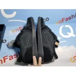 [Free Shipping] PKGoden Jordan 1 Low Black Phantom Travis Scott,DM7866-001