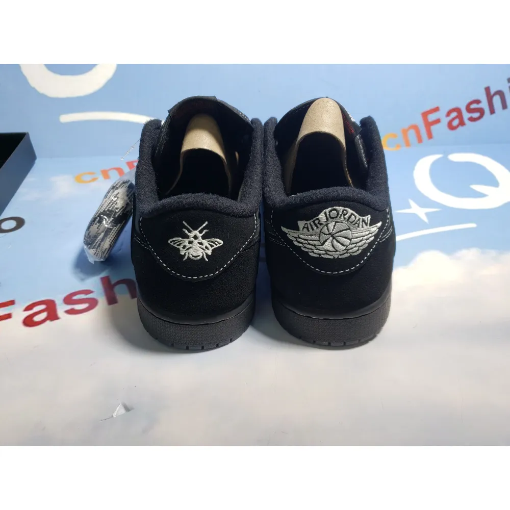 [Free Shipping] PKGoden Jordan 1 Low Black Phantom Travis Scott,DM7866-001