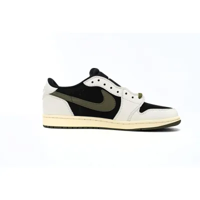PKGoden Jordan 1 Retro Low OG SP Travis Scott women's Olive DZ4137-106 01
