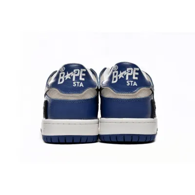 PKGoden A Bathing Ape Bape Sta Low white blue 1G70-109-0029 02