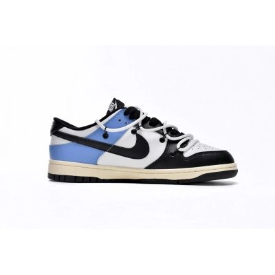 OG Dunk Low Strap Black and White Blue,DD1391-100 01