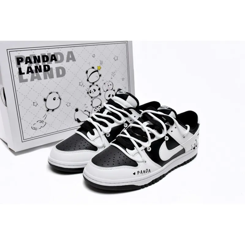 OG Dunk Low Sail Panda SplCing,DD1391-100