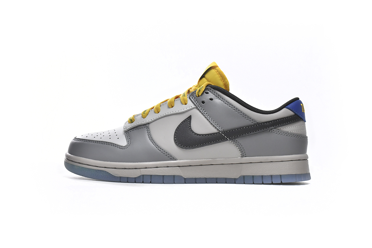 PKGoden Dunk Low Gray, Black and Yellow,DR6187-001