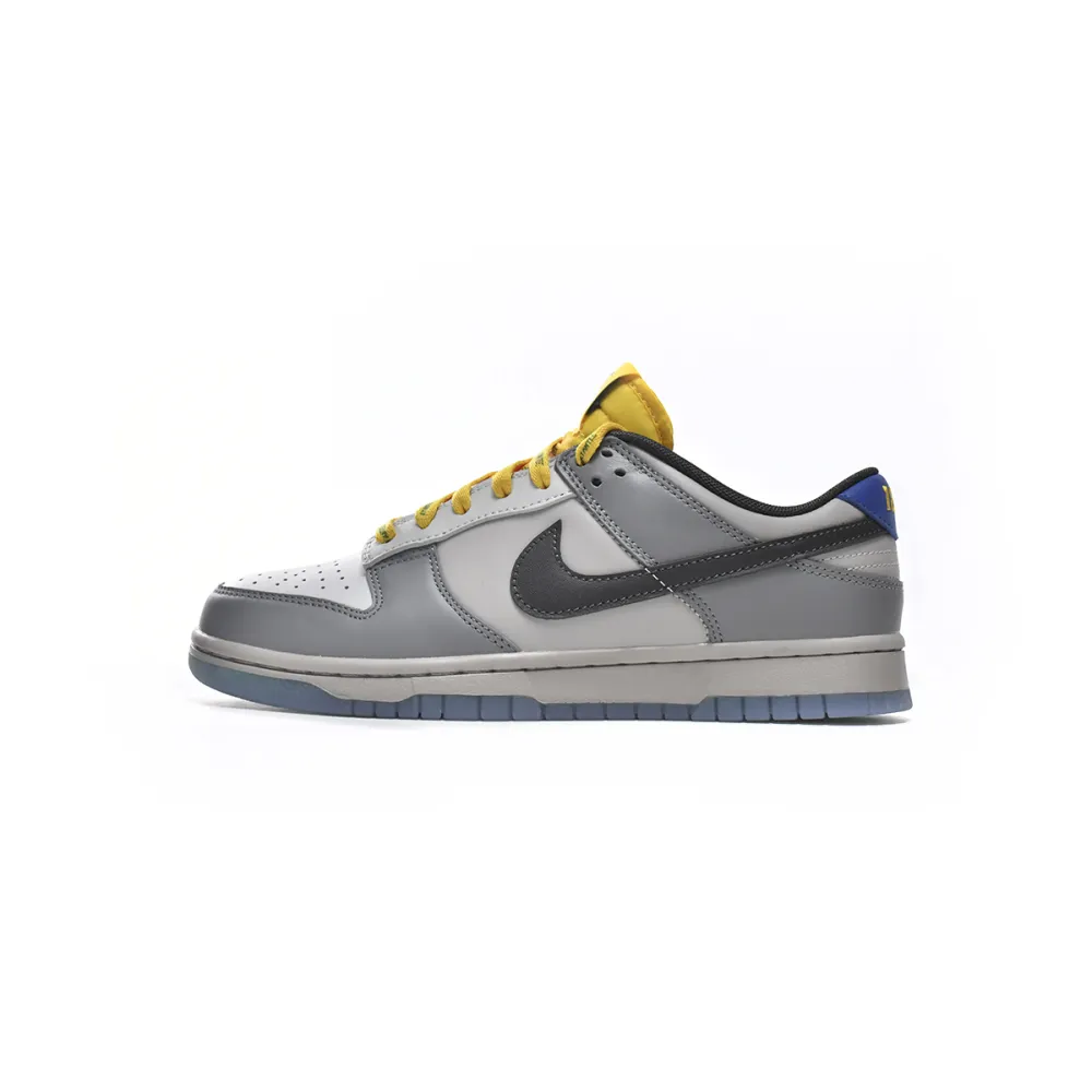 PKGoden Dunk Low Gray, Black and Yellow,DR6187-001