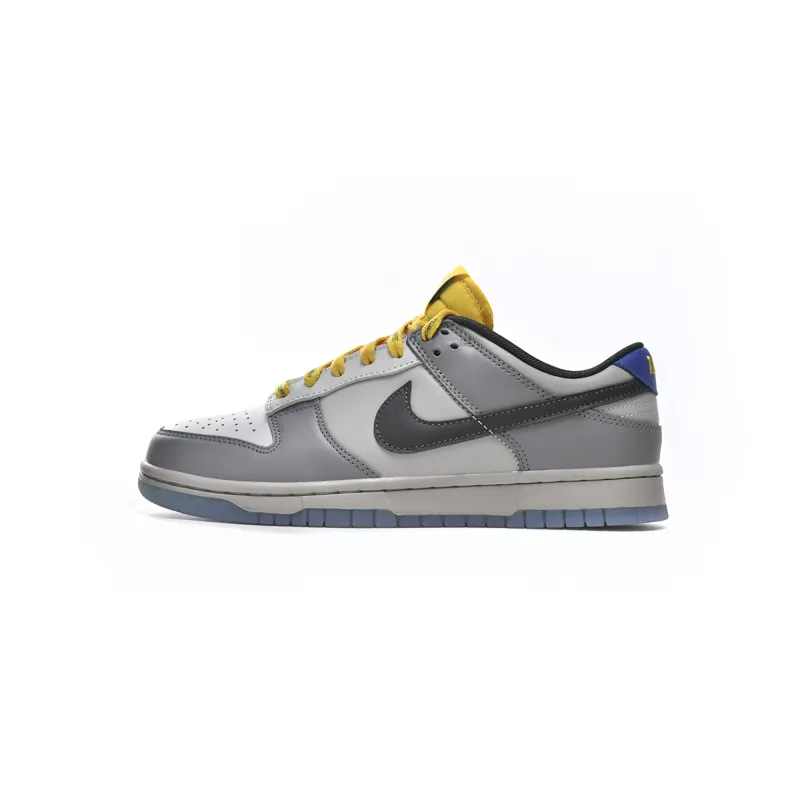 PKGoden Dunk Low Gray, Black and Yellow,DR6187-001