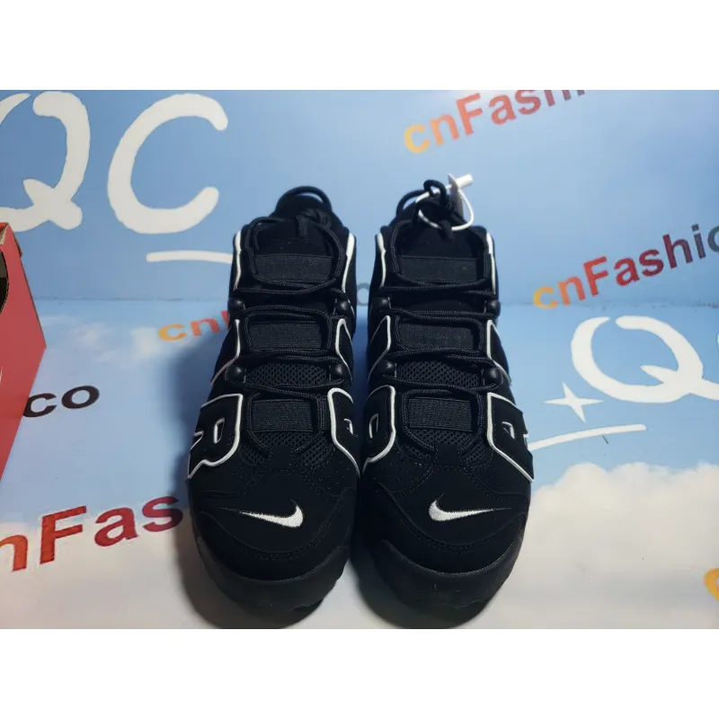 OG Air More Uptempo Black White,414962-002
