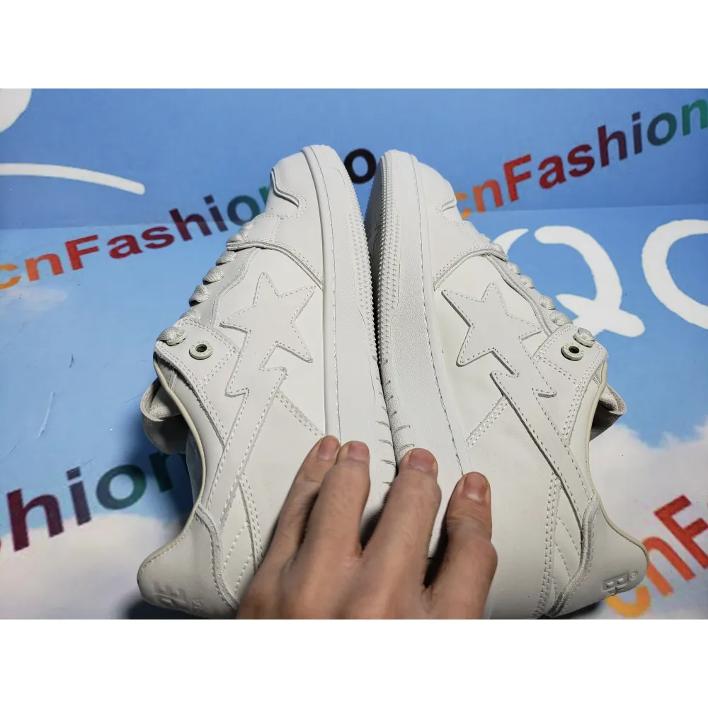 PKGoden A Bathing Ape Bape Sta Low White