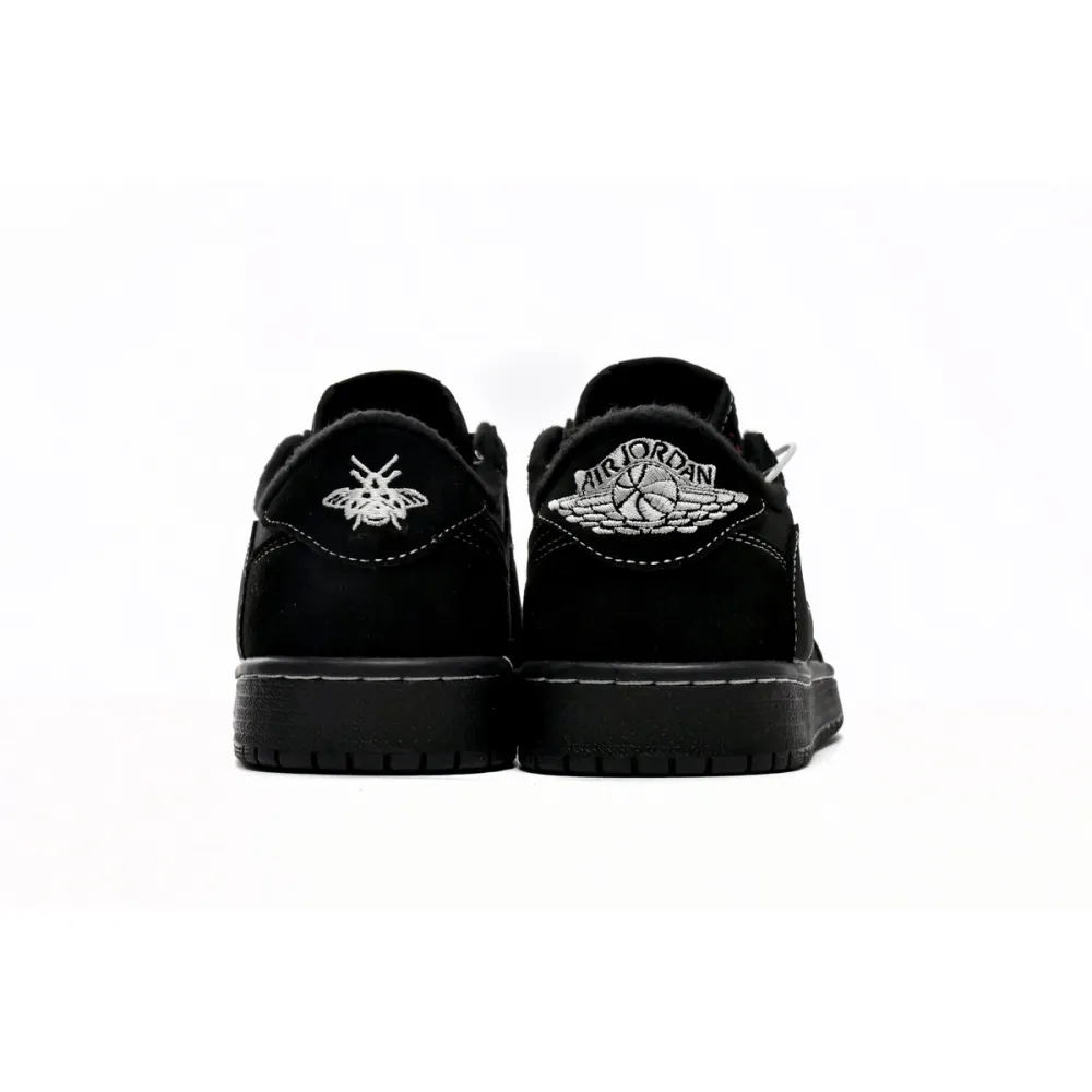 BMLIN Air Jordan 1 Low Black Phantom Travis Scott,DM7866-001