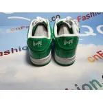 BMLin A Bathing Ape Bape Sta Low White Green 1H70-191-001